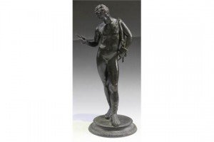 patinated cast bronze figure