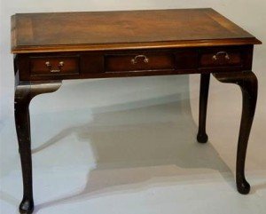 mahogany writing table