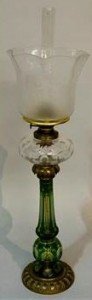 glass oil lamp