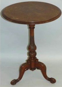 walnut occasional table