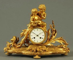 French ormolu clock