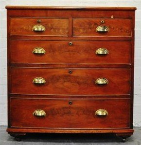 bowfront chest of drawers