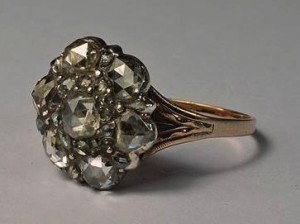 diamond cluster ring