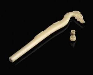 ivory whip handle