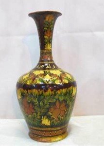 Indian pottery marriage vase