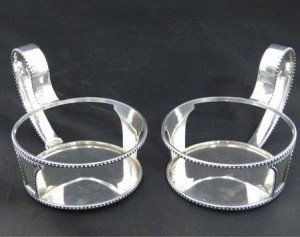 silver cup holders