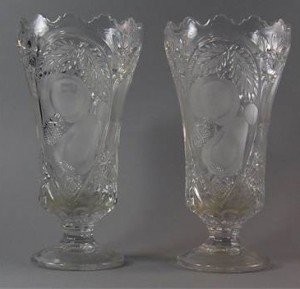 clear glass vases