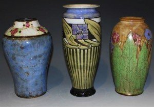 Doulton stoneware vase