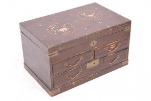 lacquered jewellery box
