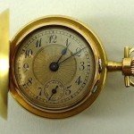 hunting cased pocket watch