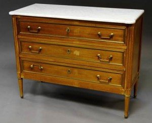 marble topped commode