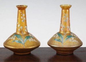 lustre bottle vase