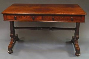 mahogany side table