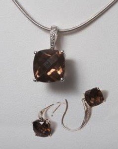 diamond set pendant