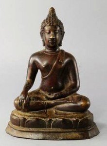 Thai bronze Buddha