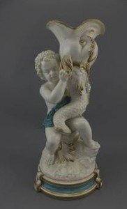 Porcelain Figural Cherub