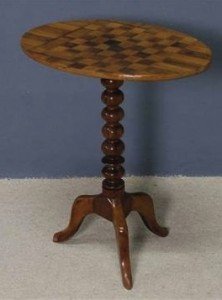 mahogany tripod table