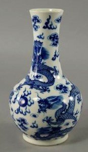 porcelain bottle vase