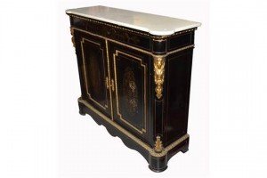 marquetry side cabinet