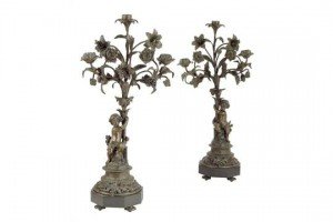 bronze candelabra
