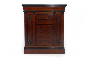 mahogany cabinet