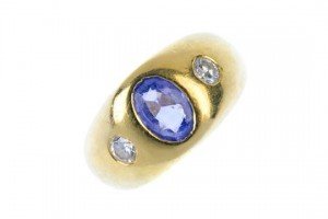 three-stone ring