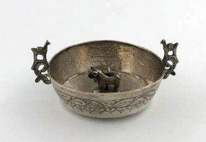 two handled bowl