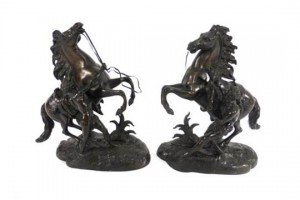 bronze Marly horses