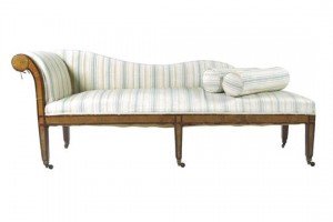 satinwood chaise lounge