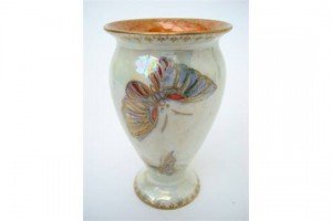 butterfly pattern vase