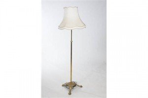 brass standard lamp