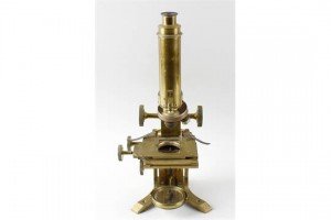 brass microscope