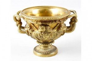 bronze Warwick vase