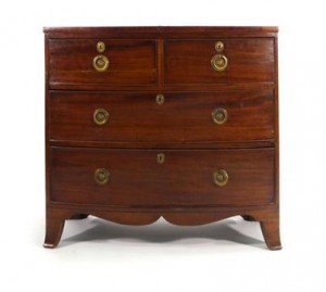 bow fronted chest