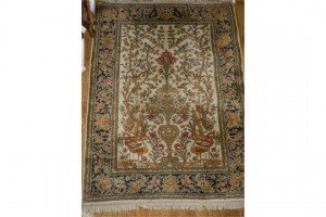 Persian style floral carpet