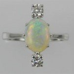 opal set ring