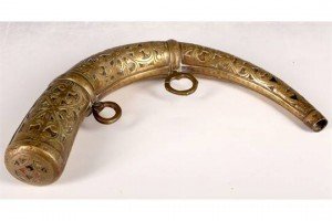 brass powder horn