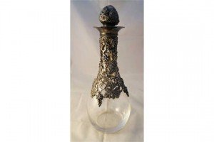 silver mounted decanter