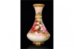 Worcester bottle vase