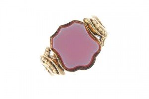 agate signet ring