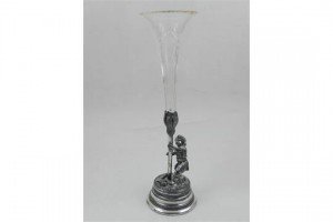 glass stem vase