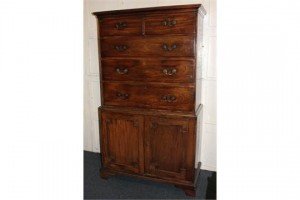chest on cabinet