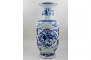 porcelain baluster vase