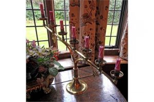 brass candle stands