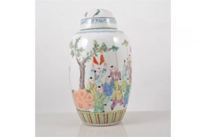 Chinese covered jar