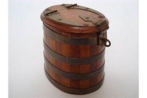 mahogany tobacco box