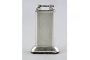 Dunhill tallboy silver plated table lighter