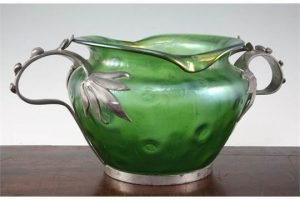 pewter mounted bowl