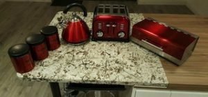 red kitchen accessories