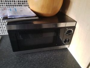 microwave oven.